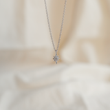 North Star Necklace in Silver